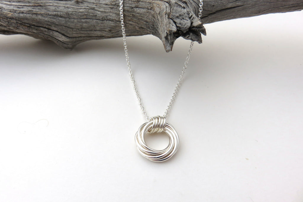 75th Birthday Gift for Women, Sterling Silver Necklace, 75th Birthday Gifts