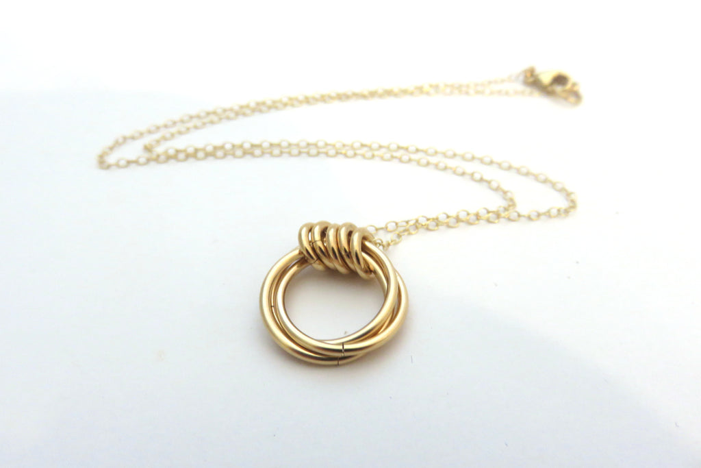 35th Birthday Gift for Her | 14k Gold Filled Necklace - MarciaHDesigns