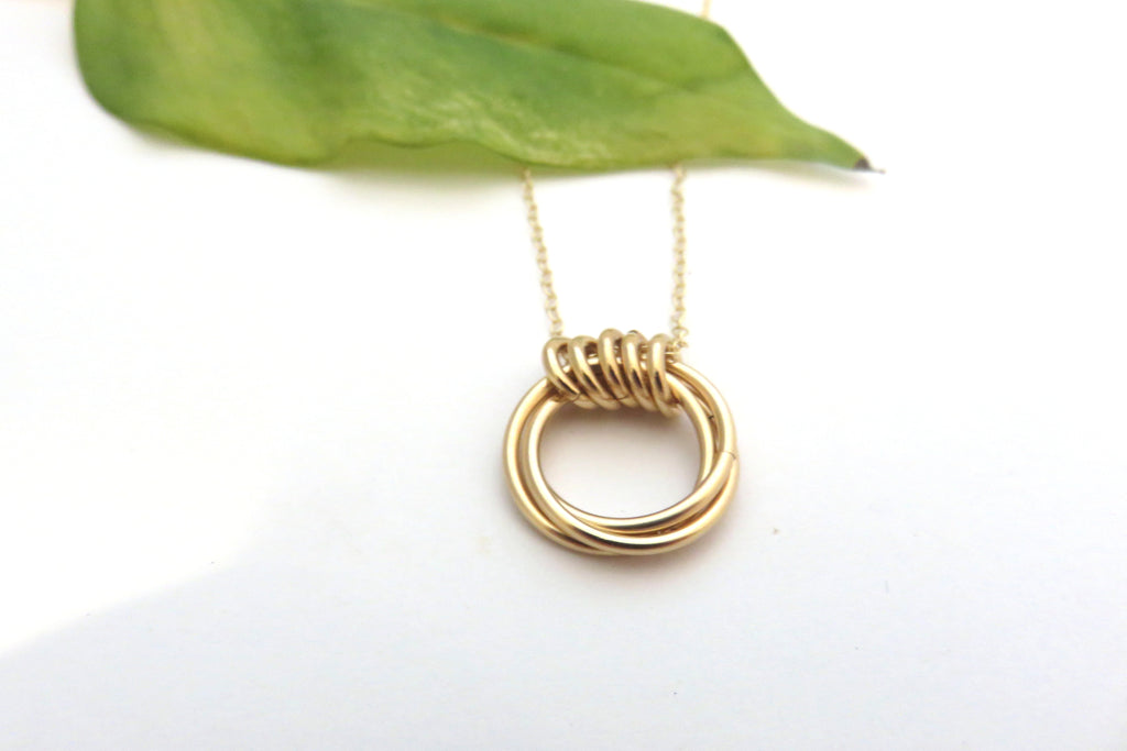 35th Birthday Gift for Her | 14k Gold Filled Necklace - MarciaHDesigns