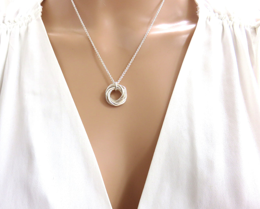 90th Birthday Gift | Sterling Silver Necklace | 90th Birthday Gift for Women - Handmade Jewelry