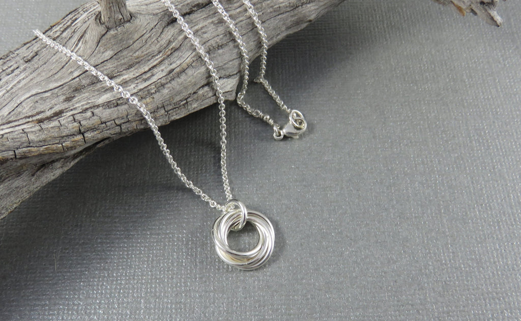 50th Birthday Gift for Women | Sterling Silver Birthday Necklace | 50th Birthday Gifts - Handmade Jewelry