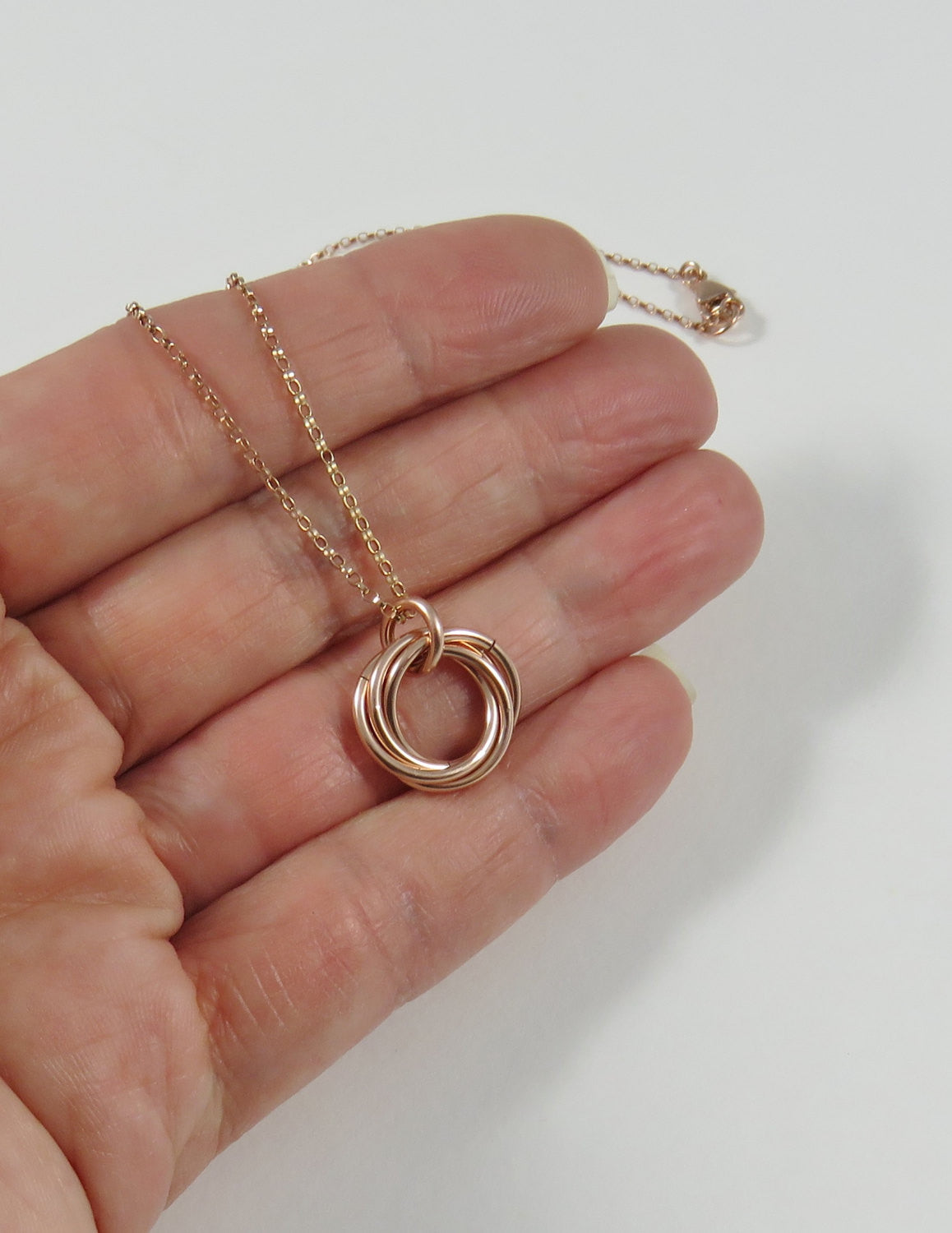 30th Birthday Necklace | Rose Gold Birthday Gift | 30th Birthday Gift - MarciaHDesigns