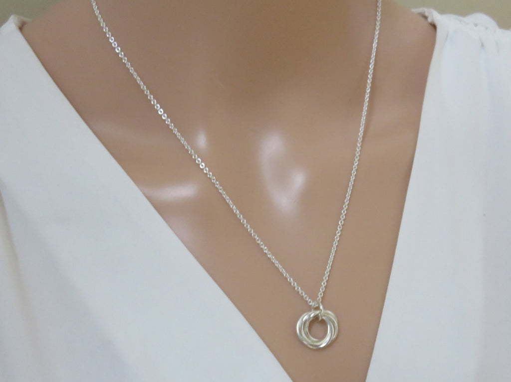 50th Birthday Gift for Women | Sterling Silver Birthday Necklace | 50th Birthday Gifts - Handmade Jewelry