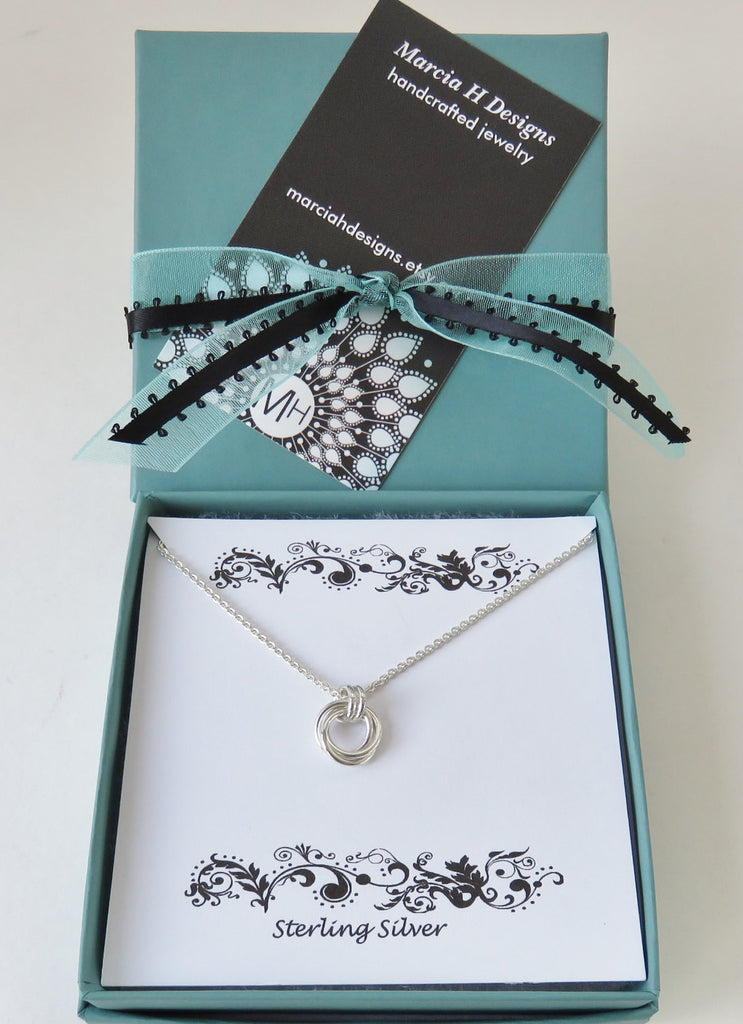 30th Birthday Gift for Her | Gold Birthday Ring Necklace | 30th Birthday - Handmade Jewelry