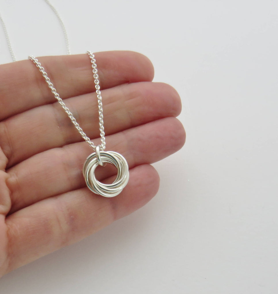60th Birthday Gift for Women | Sterling Silver Birthday Necklace | 60th Birthday Gifts - Handmade Jewelry