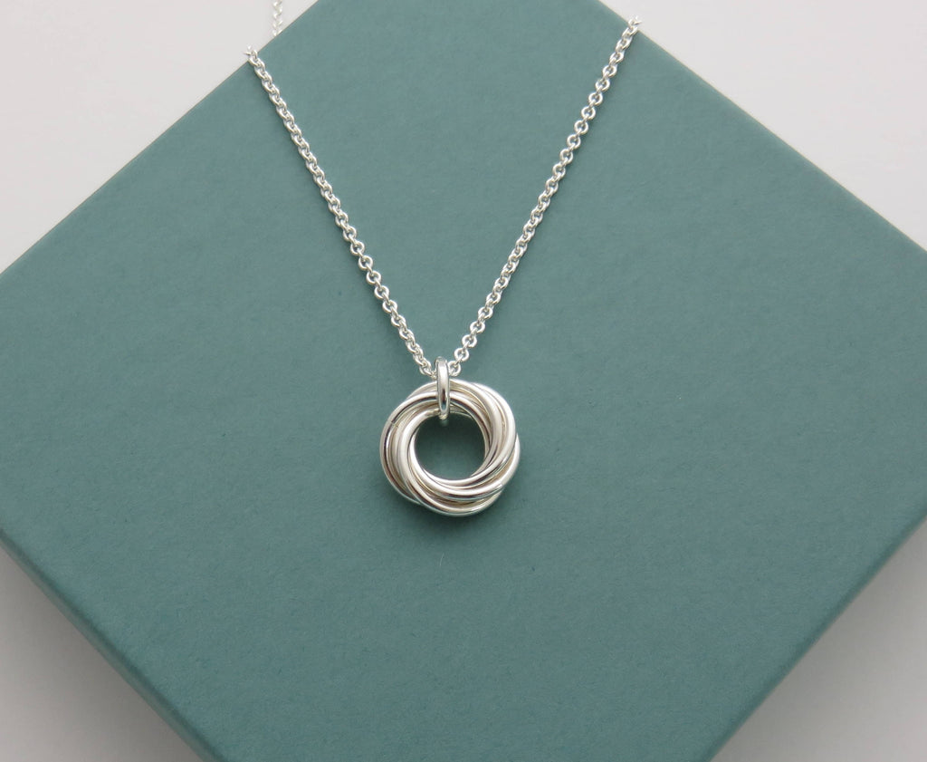 60th Birthday Gift for Women | Sterling Silver Birthday Necklace | 60th Birthday Gifts - Handmade Jewelry