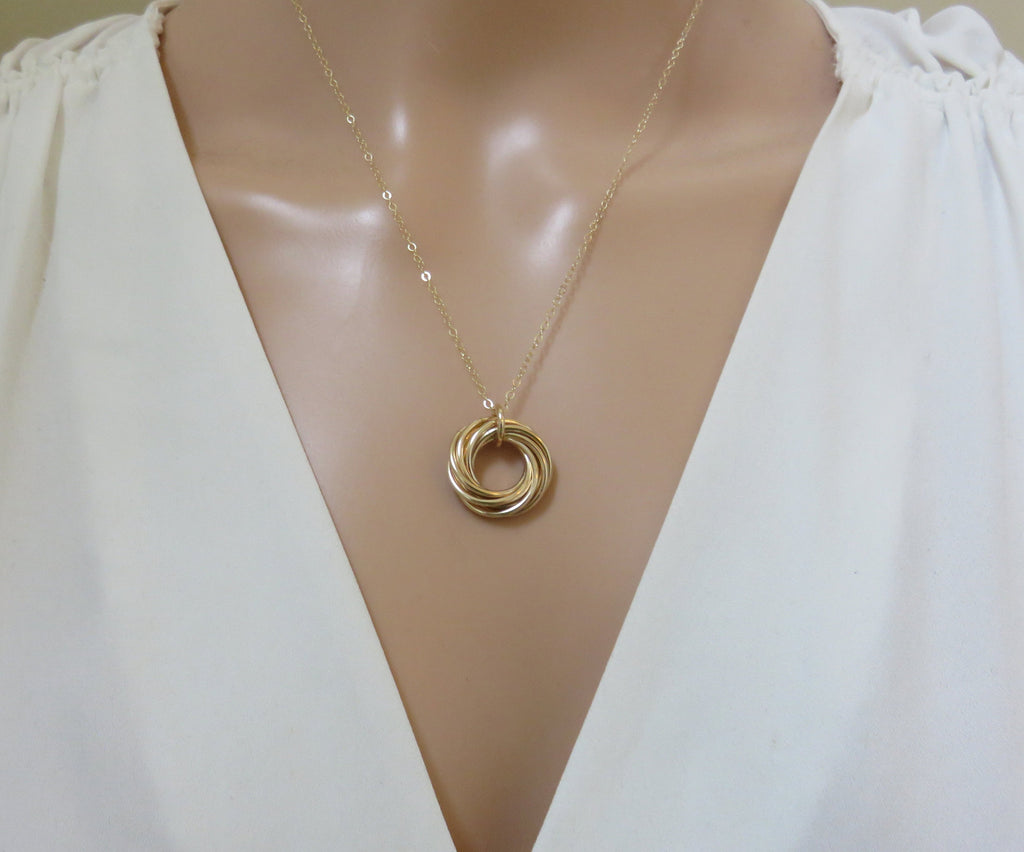 90th Birthday Gift for Women | Gold Filled Birthday Necklace | 90th Birthday Gift Ideas - Handmade Jewelry