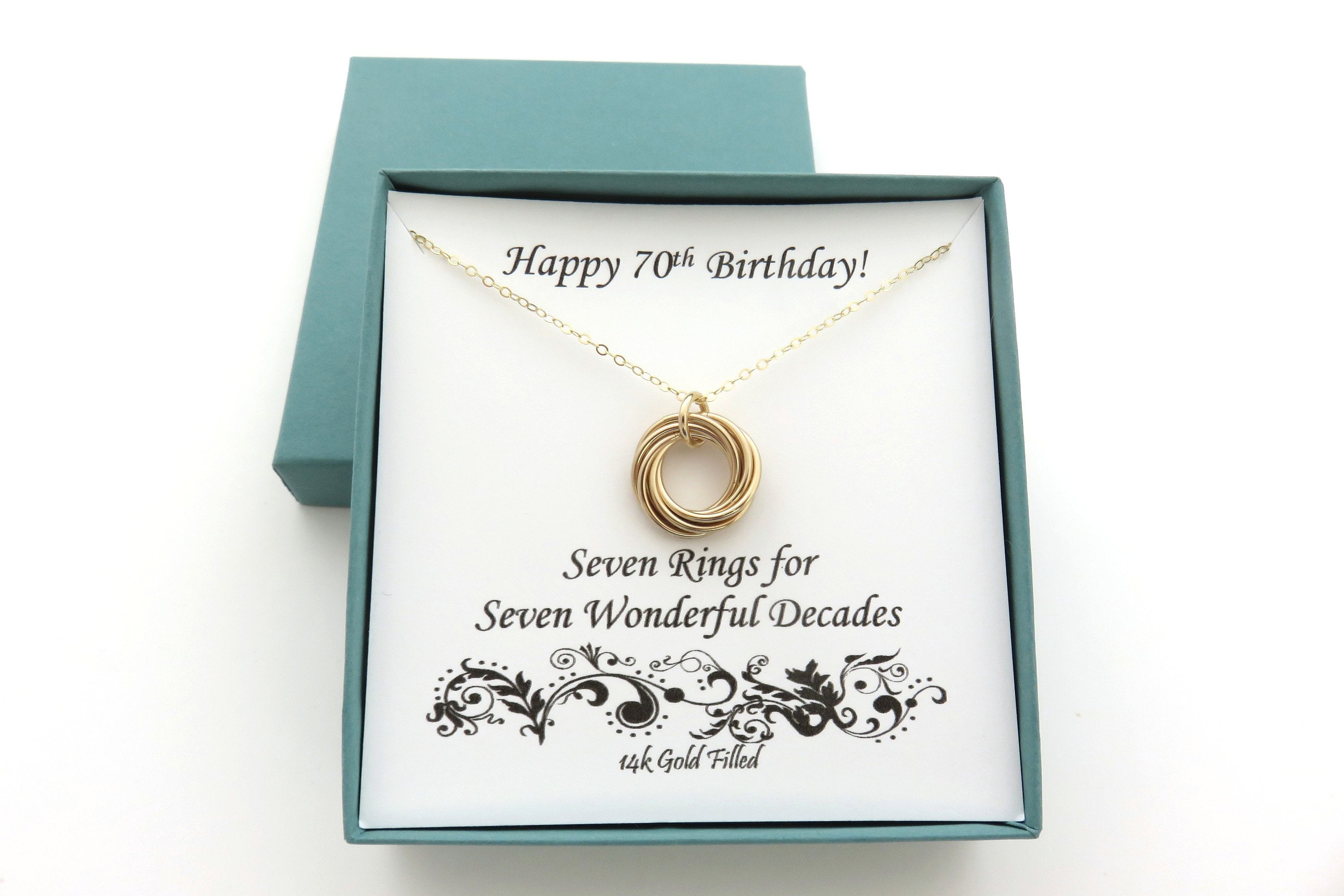 Buy KEDRIAN 40th, 50th, 60th, 70th Birthday Necklace, 925 Sterling Silver,  Birthday Gifts Necklaces for Women, Pendant Gift for 40, 50, 60, 70 Year  Old Woman Birthday, Ideas for Birthday Gifts for Her Online at  desertcartParaguay