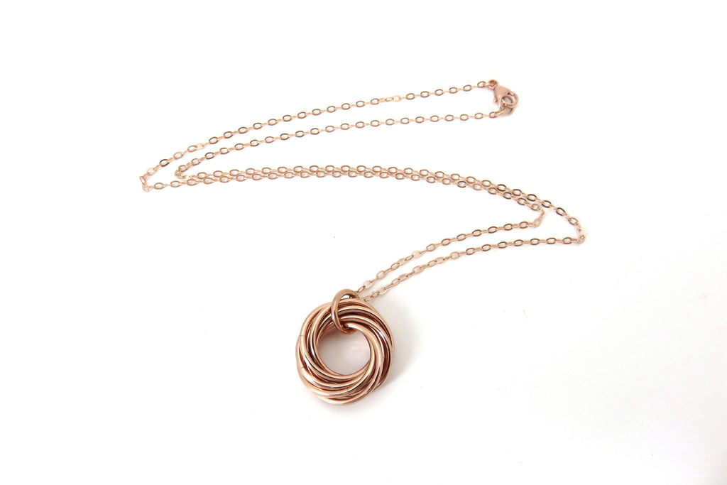 90th Birthday Gift for Women | Rose Gold Necklace | 90th Birthday Gifts - Handmade Jewelry